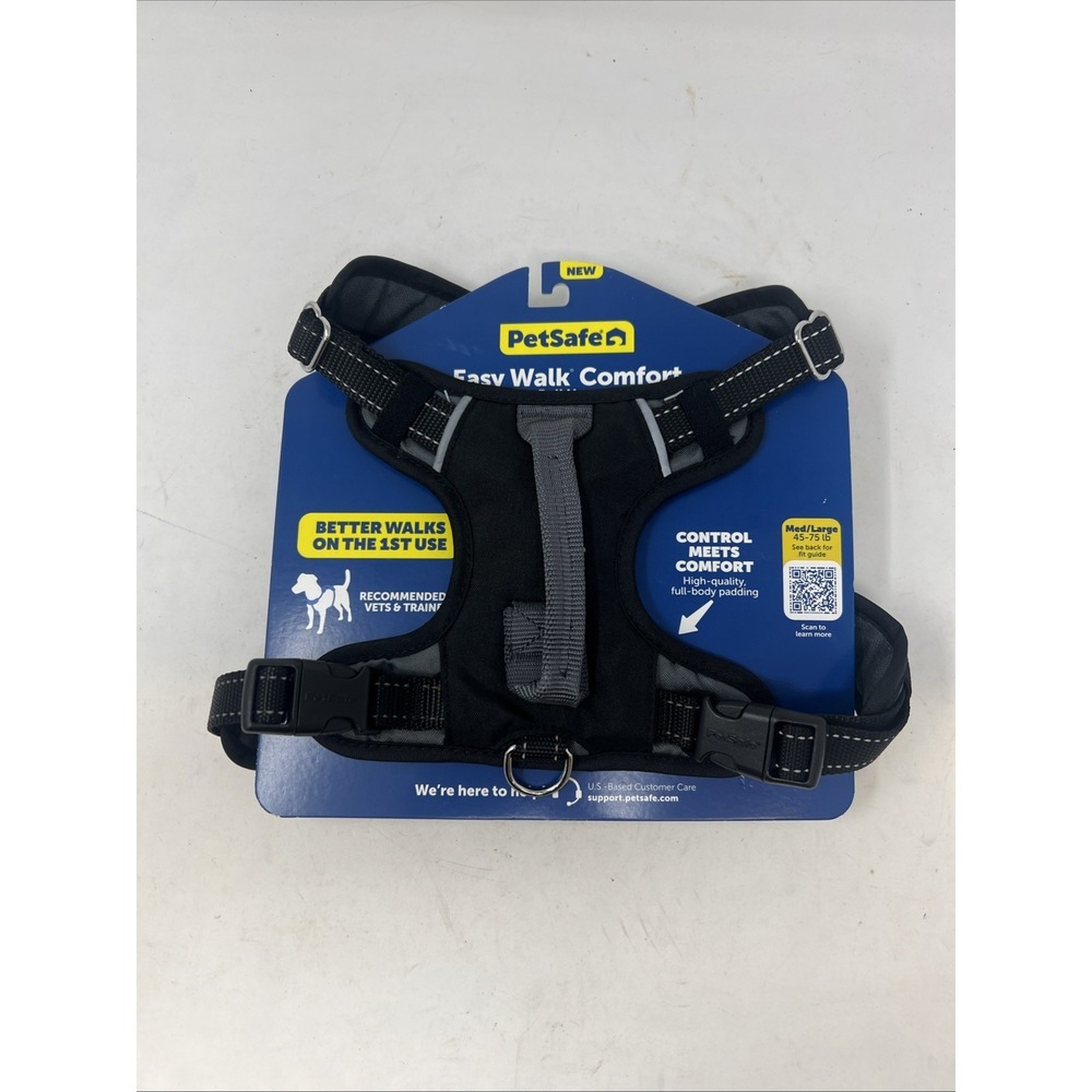 PetSafe Easy Walk Comfort‎ No-Pull Dog Harness Size Medium/Large Fit 45-75 Lbs